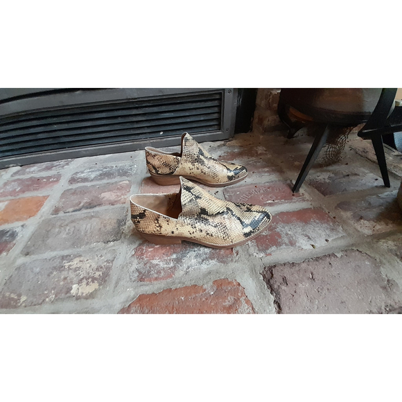 Lucky Brand Snakeskin Ankle Boots - Picture 7 of 8